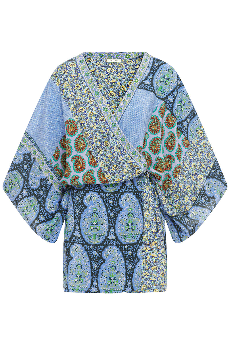 ONDE SILK ROBE DRESS