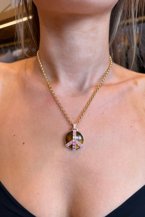 MID-SIZE PEACE PENDANT