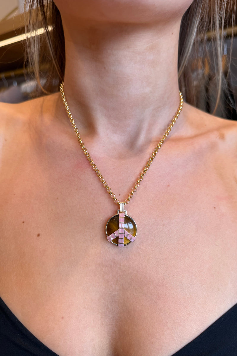 MID-SIZE PEACE PENDANT