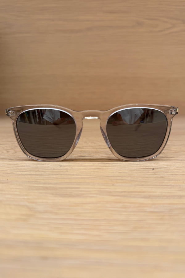 CLEAR ROUND SUNGLASSES - SL 623