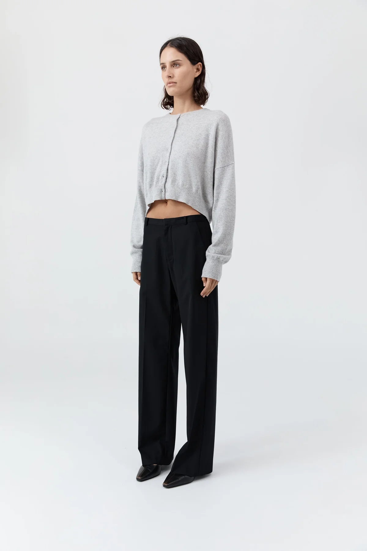 RELAXED CROPPED CARDIGAN