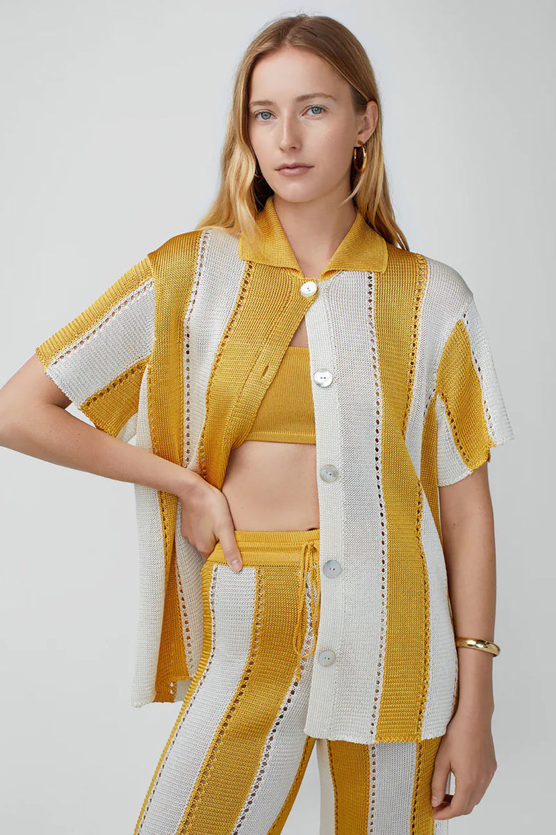 CABANA STRIPE SHORT SLEEVE SHIRT