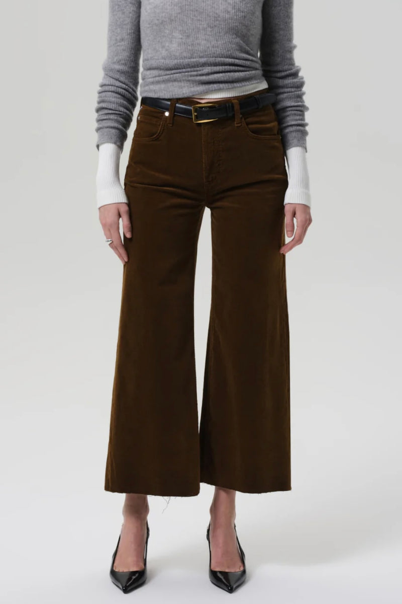LYRA WIDE LEG CROP IN CORDUROY