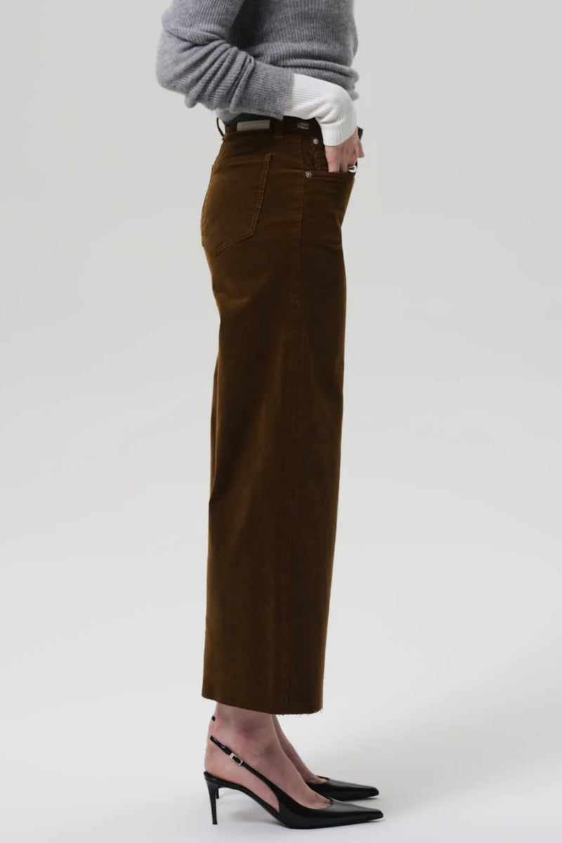 LYRA WIDE LEG CROP IN CORDUROY