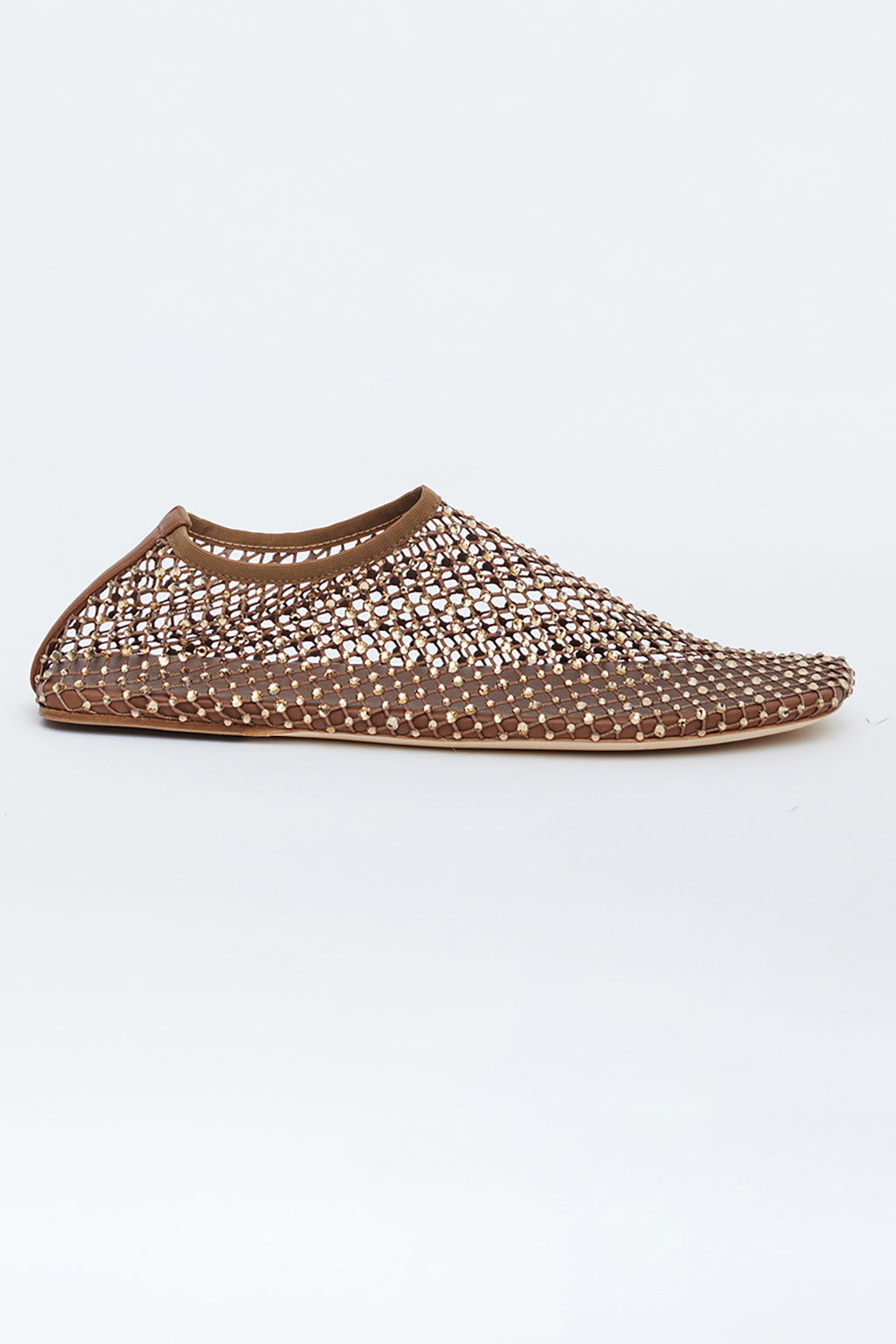 MINETTE CRYSTAL PLAT EN SEPIA