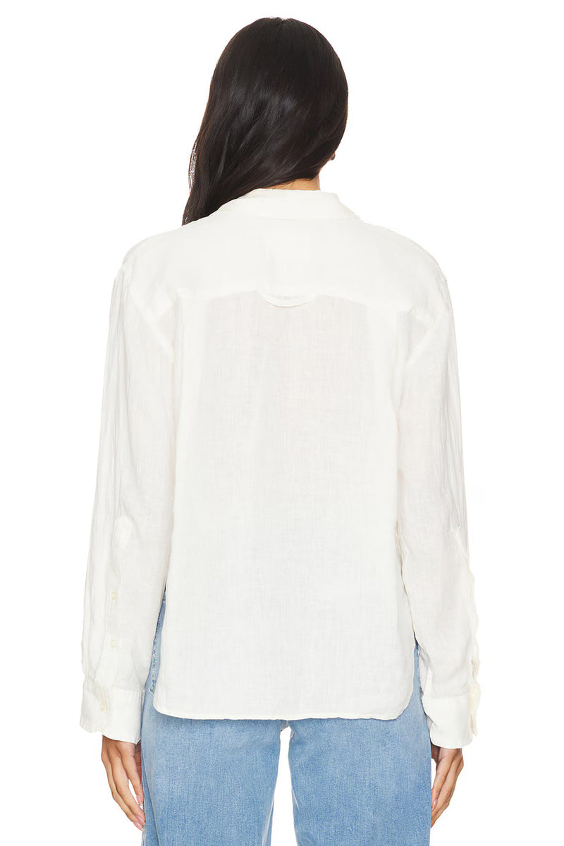 KAYLA SHRUNKEN SHIRT IN VANILLA CREAM *PRE-ORDER*