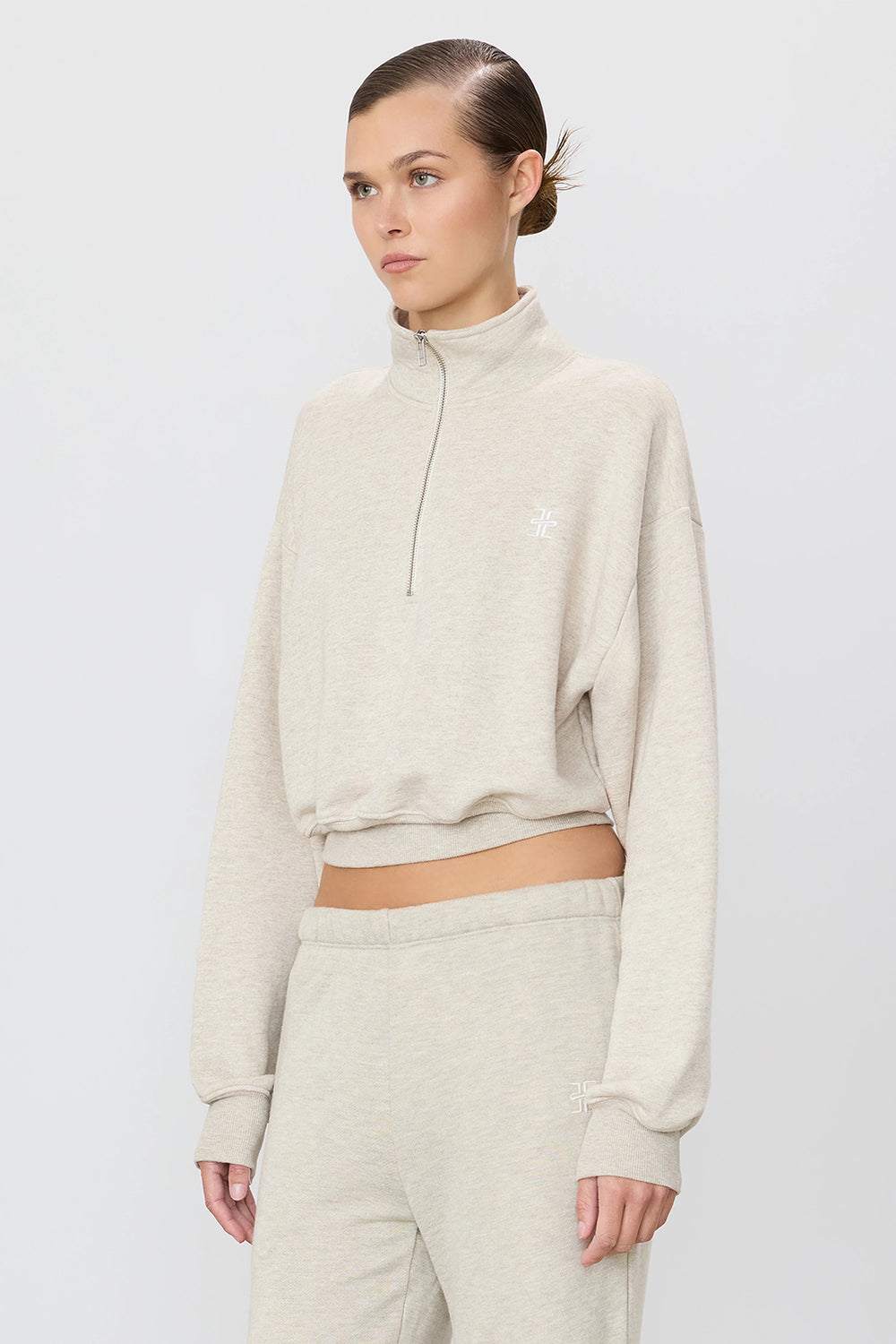 CROPPED HALF ZIP SWEATSHIRT – The Narwhal
