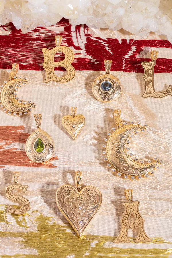 Medium Southwestern Moon Charm