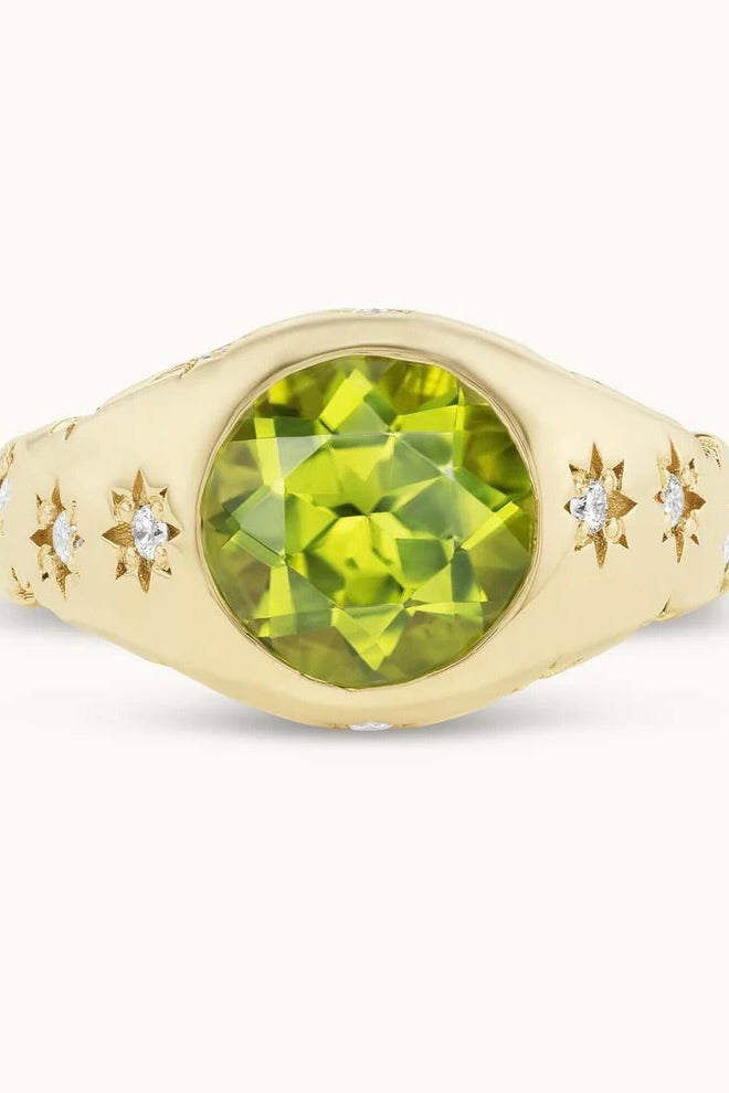 Disco Ring Peridot