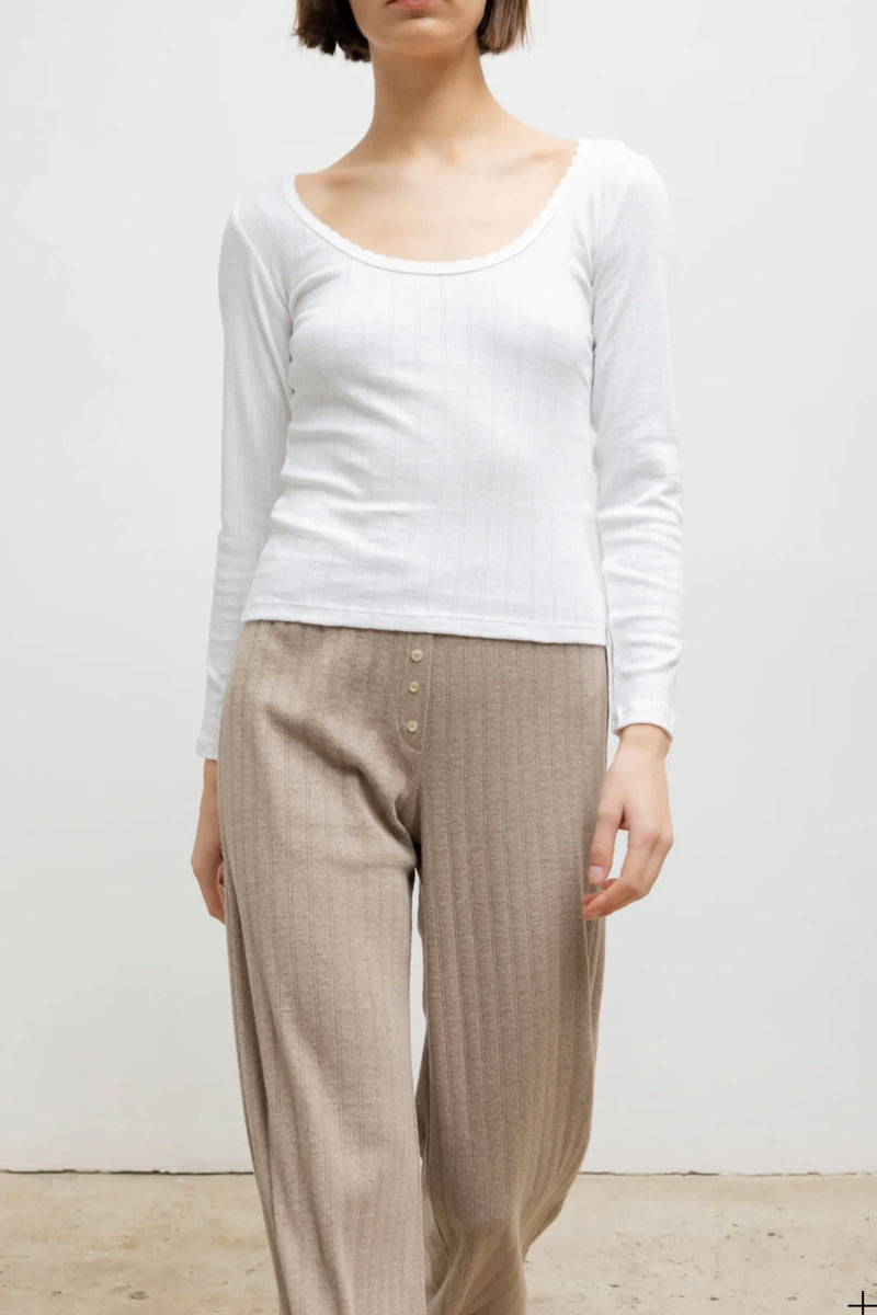 POINTELLE BOXER PANT