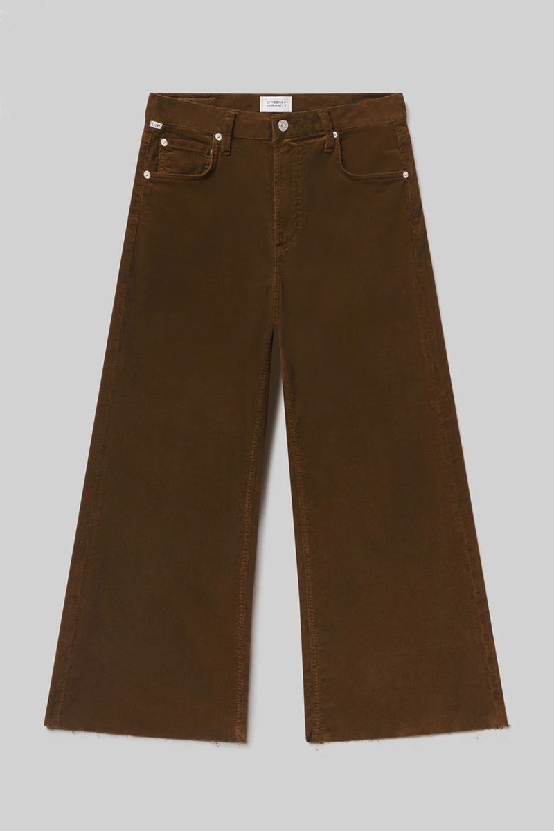 LYRA WIDE LEG CROP IN CORDUROY