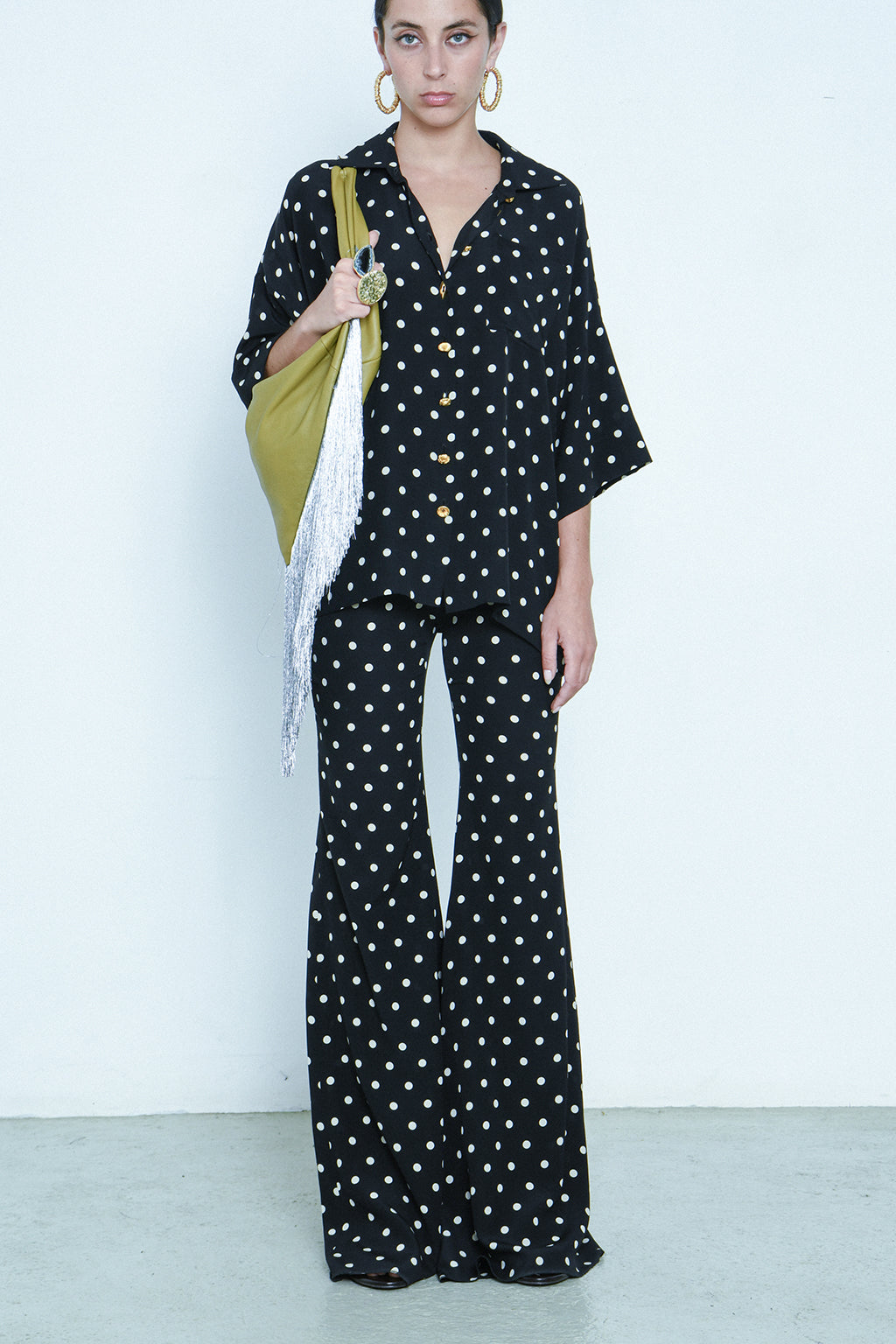 ZAOUA SILK CREPE TROUSERS