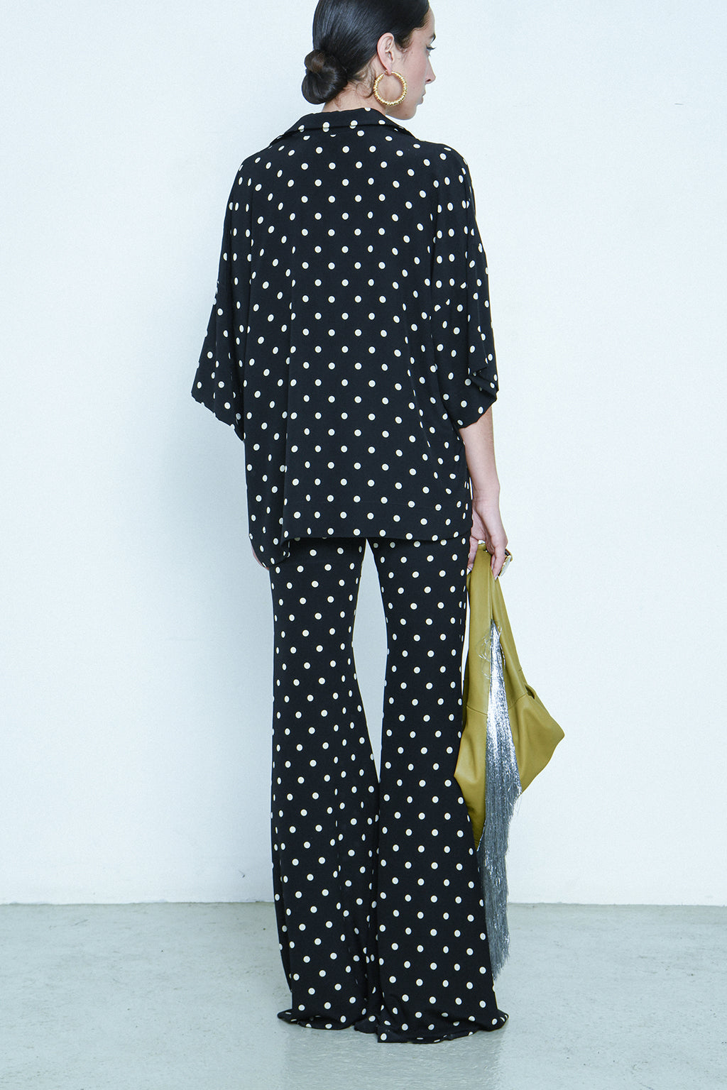 ZAOUA SILK CREPE TROUSERS