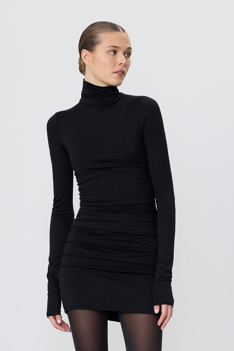 TURTLENECK MINI DRESS