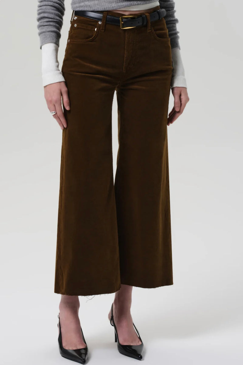 LYRA WIDE LEG CROP IN CORDUROY