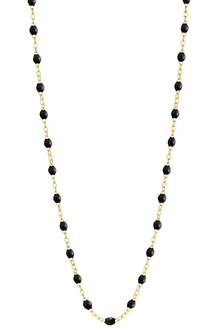 CLASSIC 16" GIGI NECKLACE IN BLACK