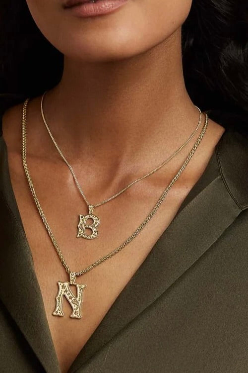 SMALL SOUTHWESTERN ALPHABET CHARM "L"