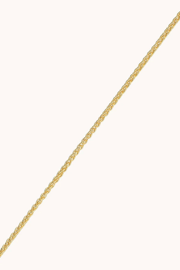 16" 14K YG SMALL WHEAT