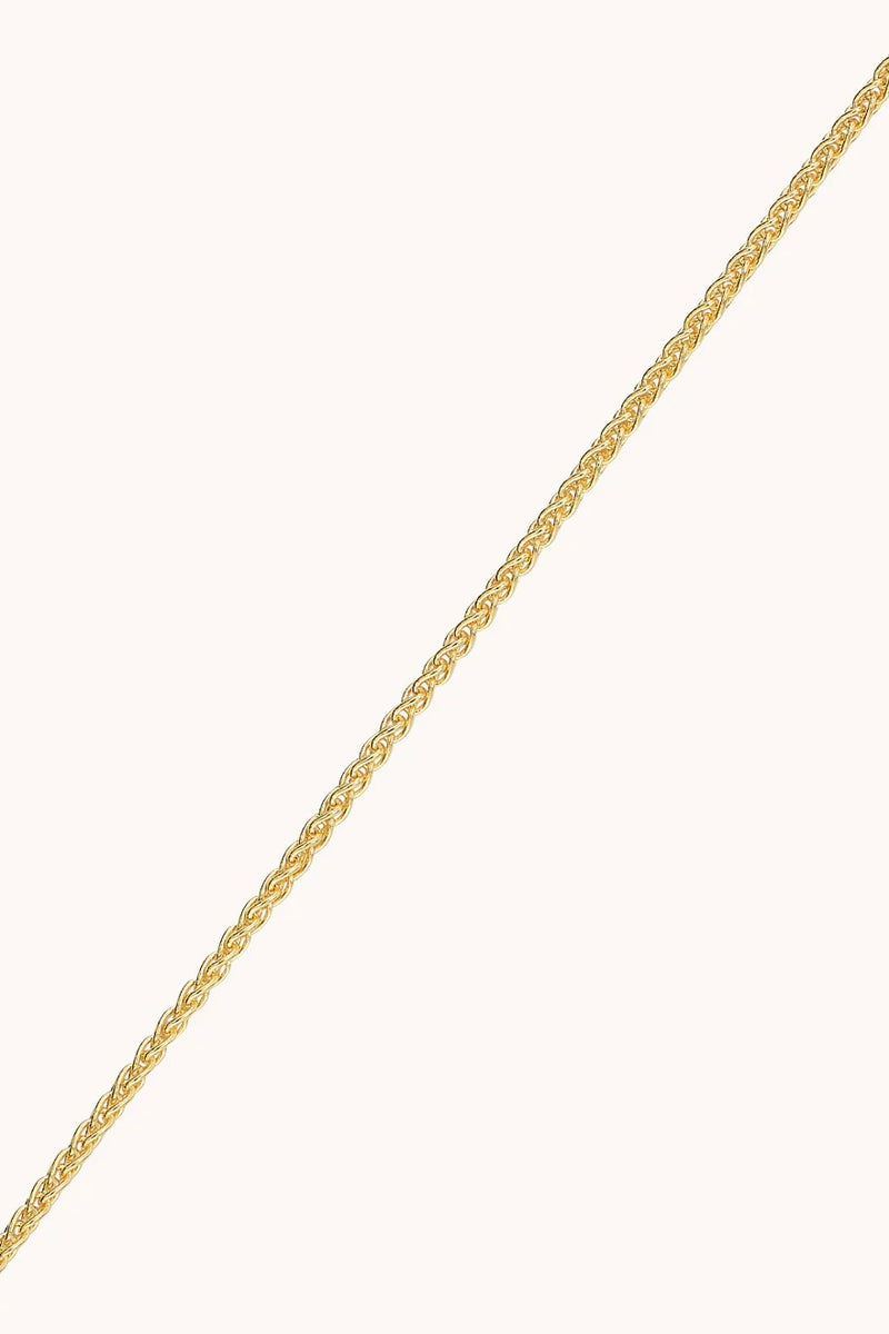 16" 14K YG SMALL WHEAT