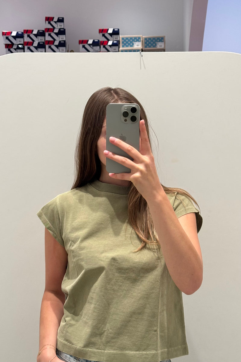 BRYCE CAP SLEEVE TEE