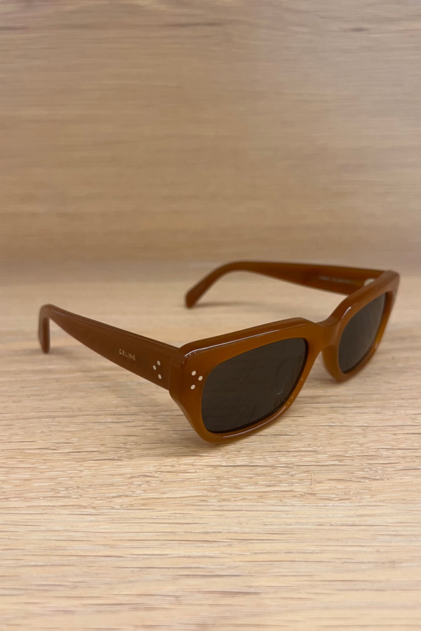 BOLD 3 DOTS CL40267U IN SHINY LIGHT BROWN