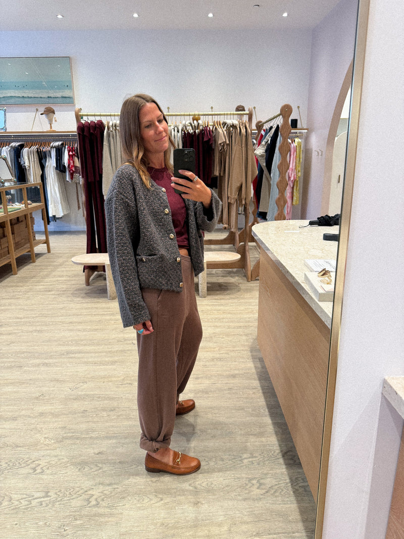 CHARLENE CROPPED WELT POCKET JACKET