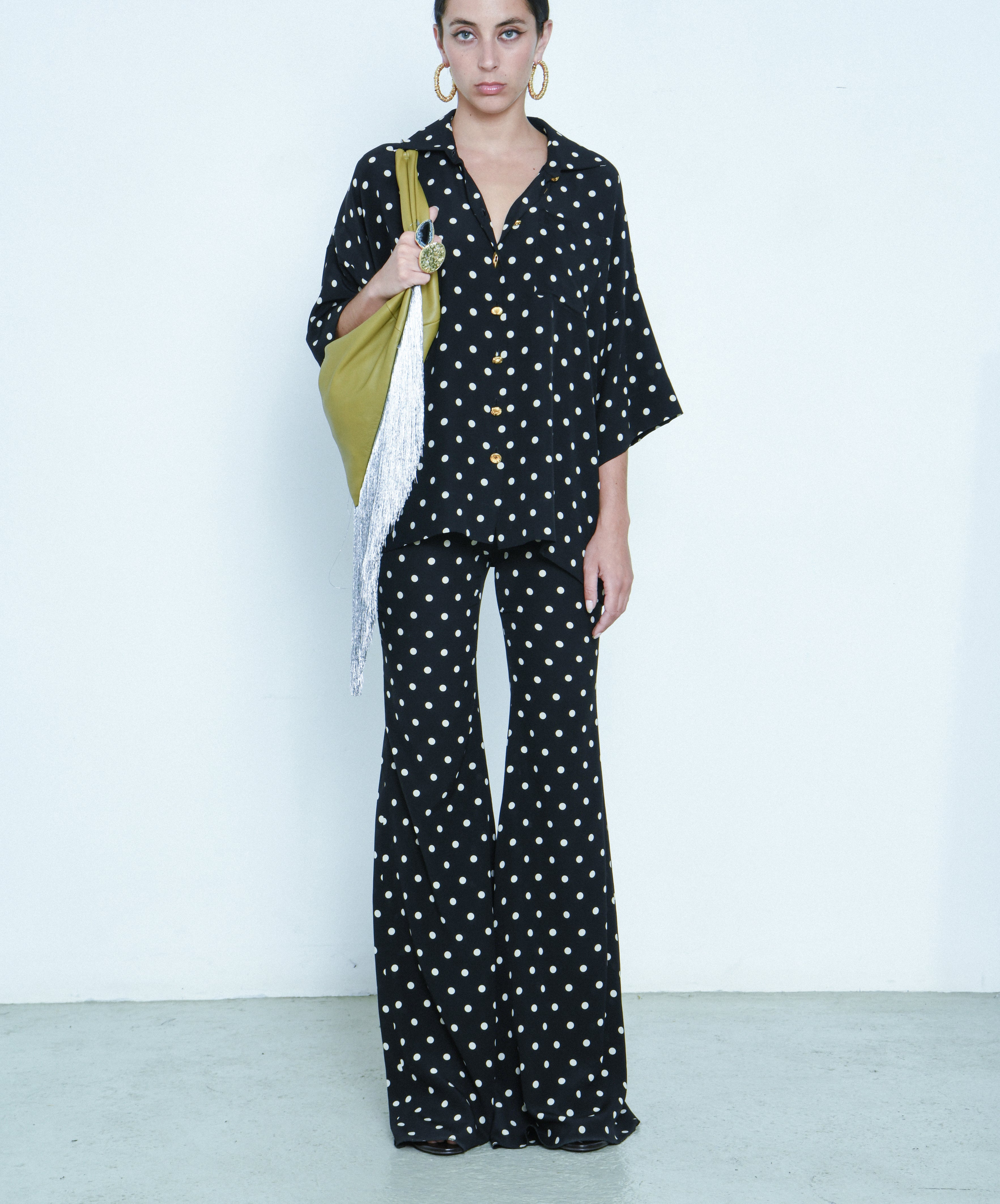 ZAOUA SILK CREPE TROUSERS