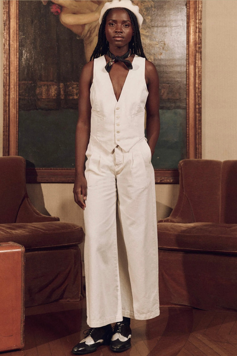 COTTON CANVAS THE SUIT VEST