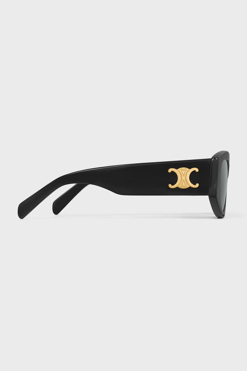 TRIOMPHE 15 SUNGLASES IN BLACK - CL40308U