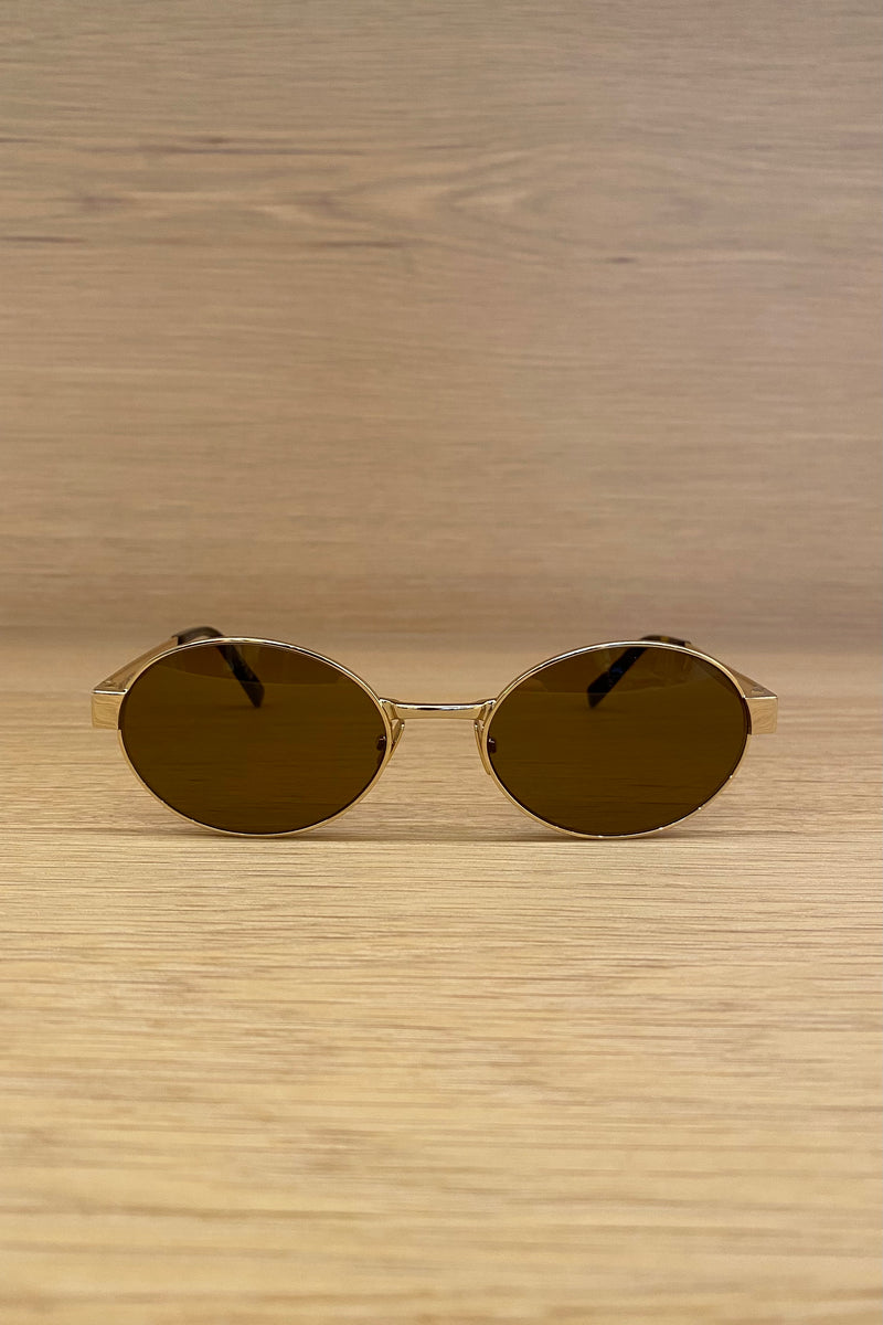 *pre-order* SAINT LAURENT GOLD METAL SUNGLASSES