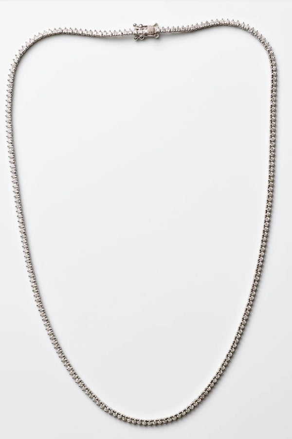 Mini 3-Claw Tennis Necklace