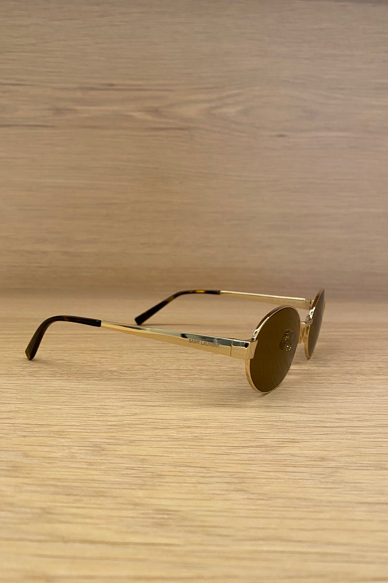 *pre-order* SAINT LAURENT GOLD METAL SUNGLASSES