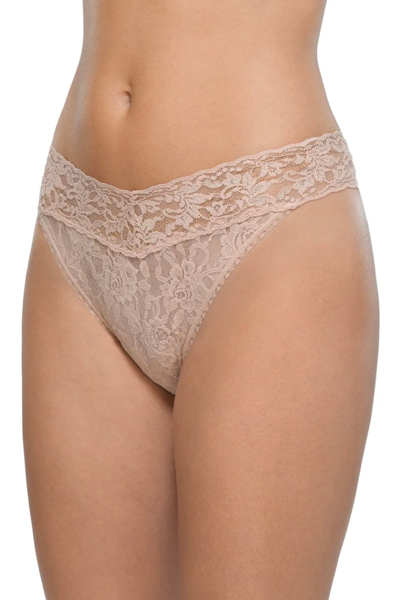 SIGNATURE LACE ORIGINAL RISE THONG *ASSORTED COLORS*