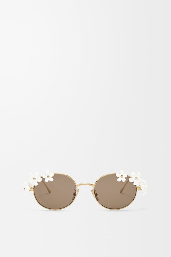 DAISY FIELD SUNGLASSES IN WHITE