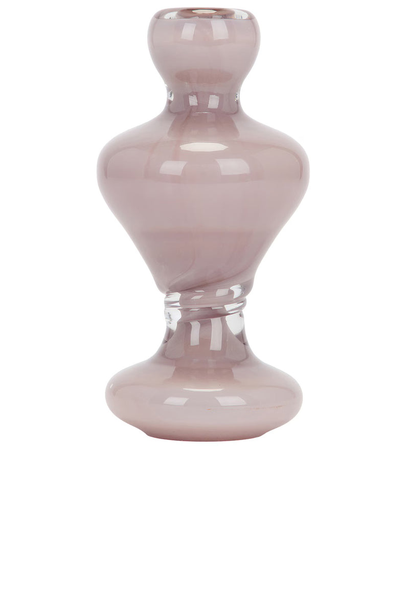 CANDLE HOLDER MEDIUM IN PLUM