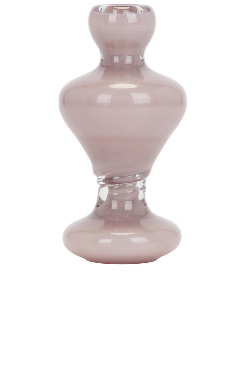 CANDLE HOLDER MEDIUM IN PLUM