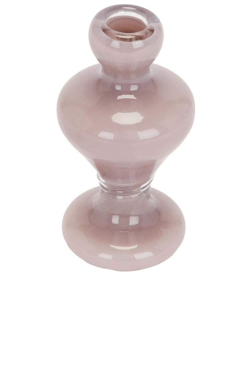 CANDLE HOLDER MEDIUM IN PLUM
