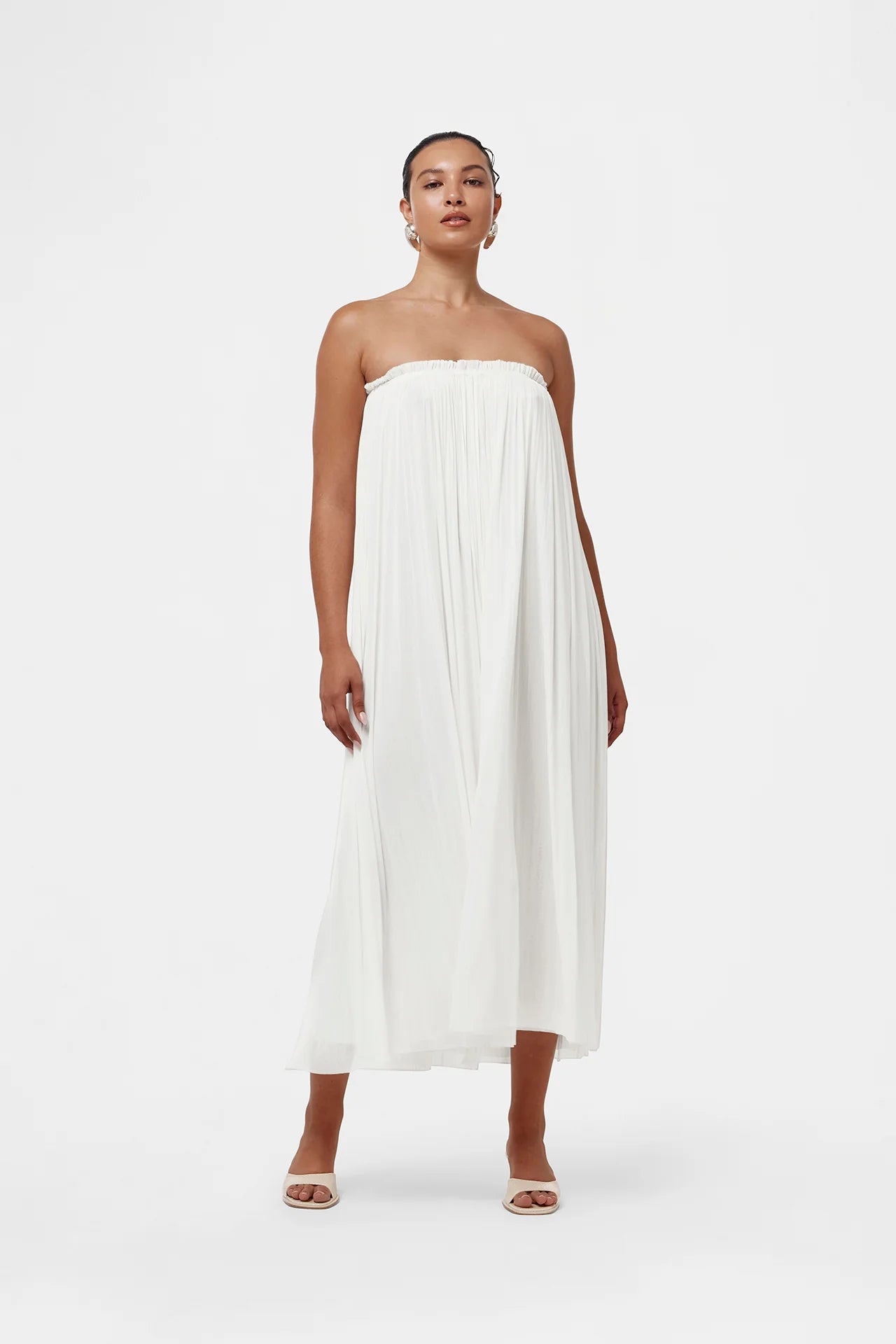 SILK TULLE SKIRT