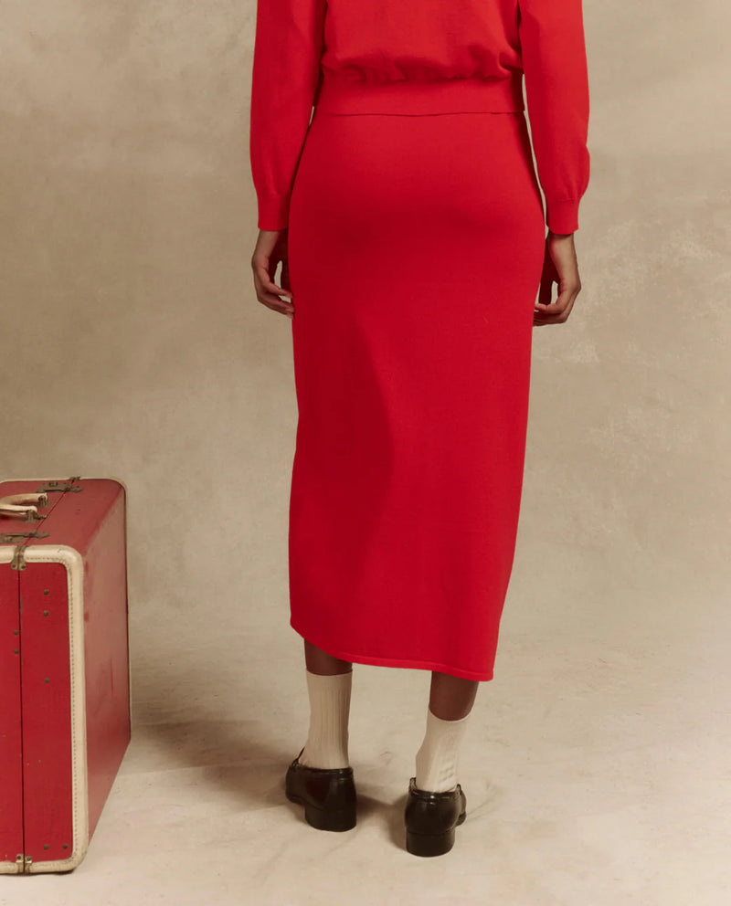 THE BUTTON FRONT SWEATER SKIRT