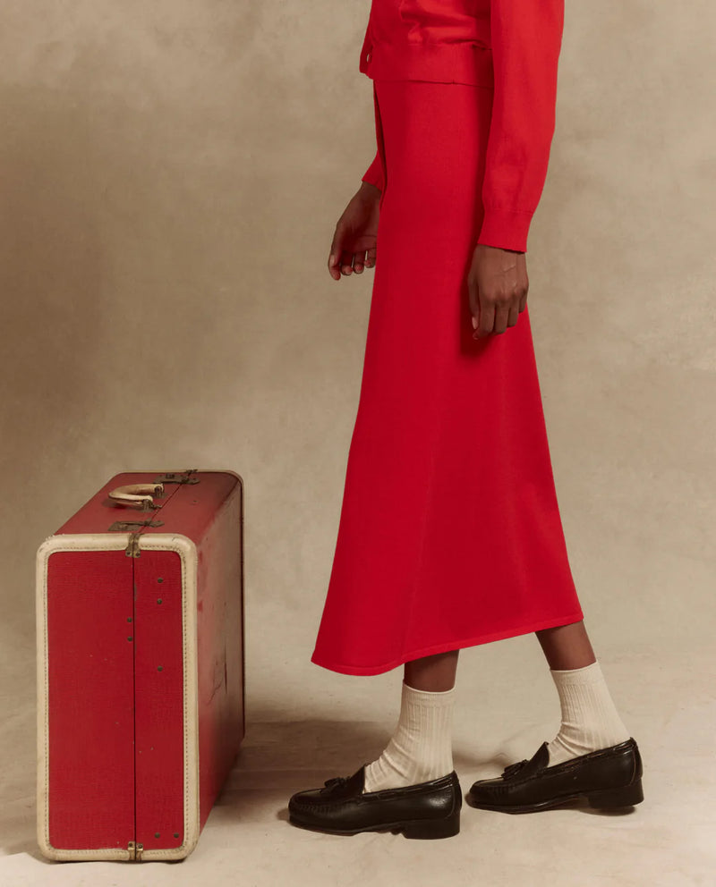 THE BUTTON FRONT SWEATER SKIRT