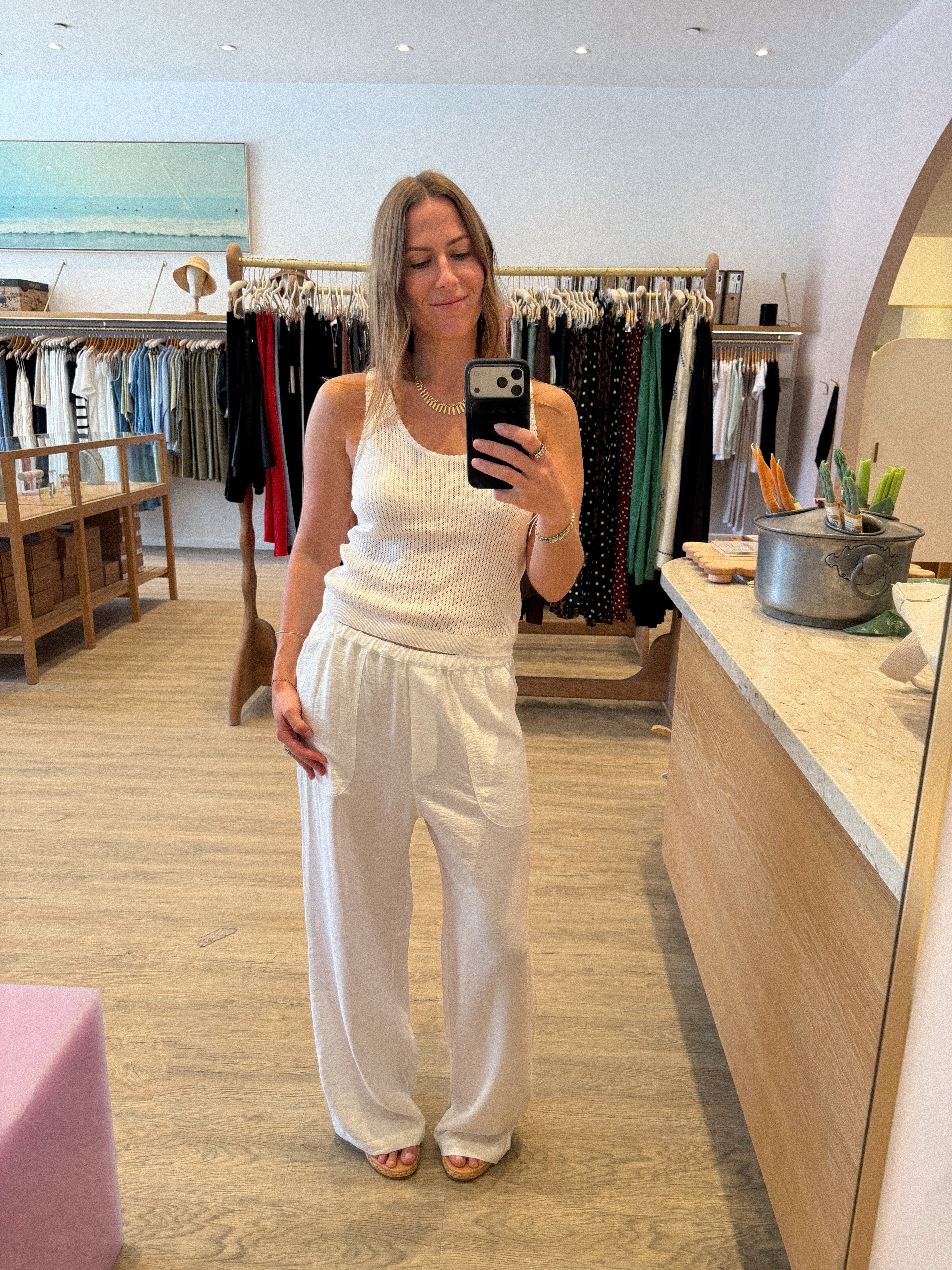 JUNA SCOOP NECK TANK TOP