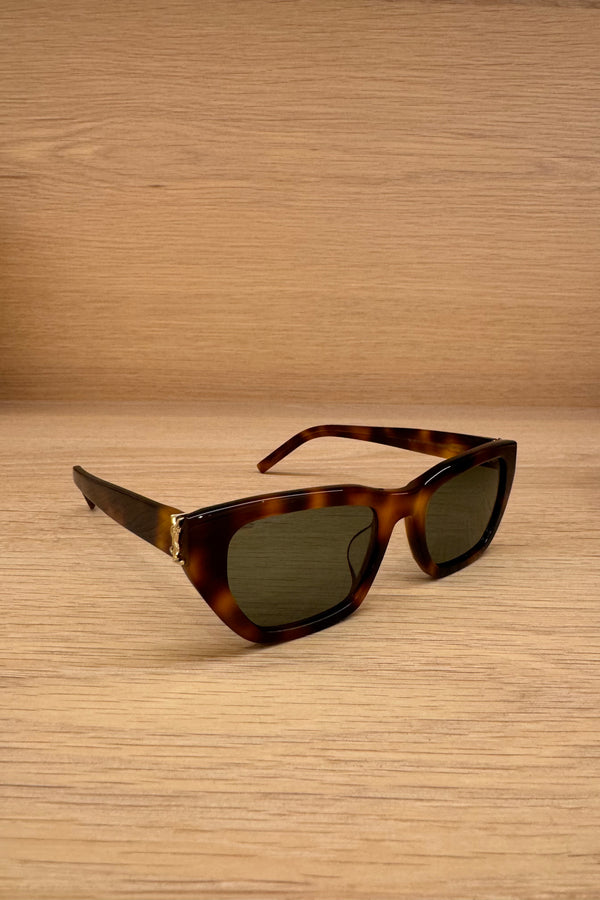 RECTANGULAR TORTOISE SUNGLASSES