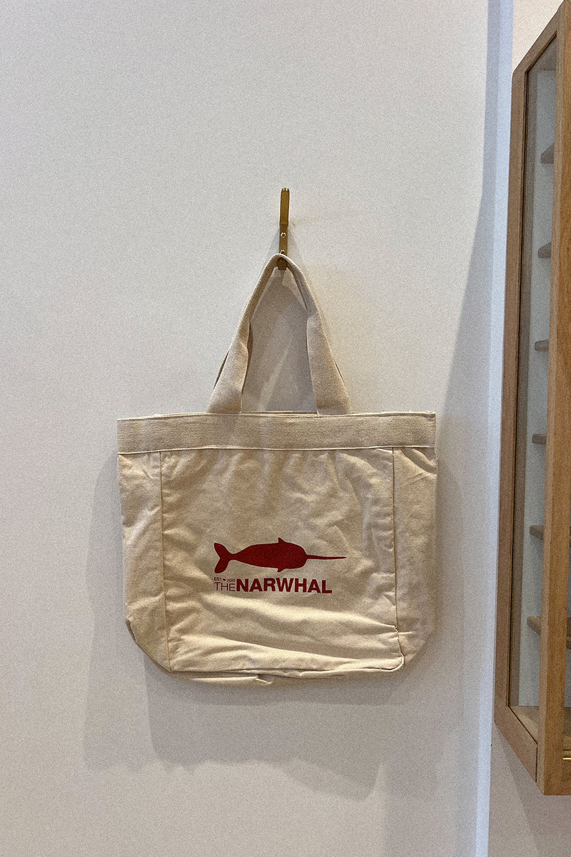 NARWHAL COTTON CANVAS TOTE