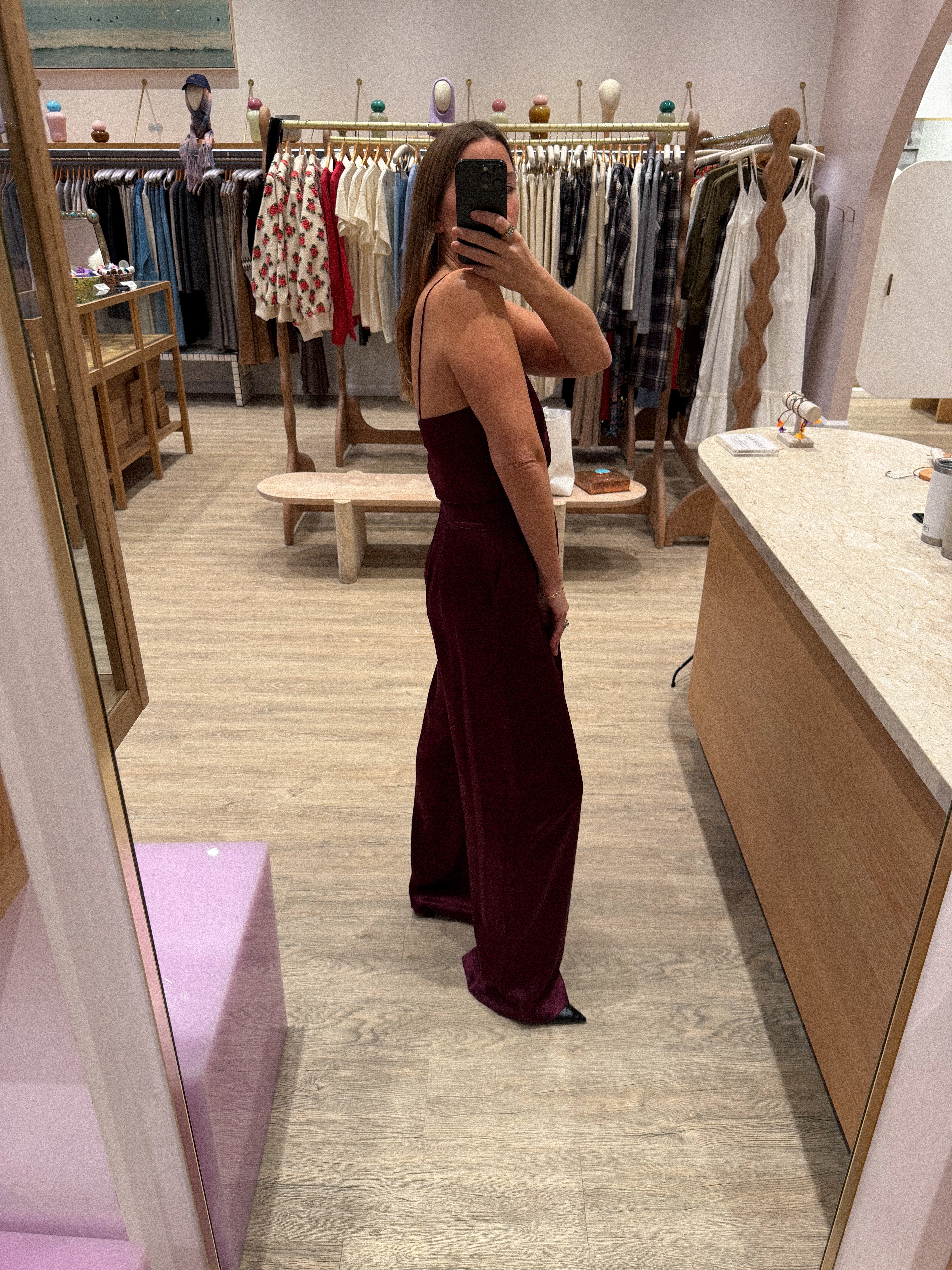 BROOKE HIGH RISE DOUBLE PLEAT SILK TROUSER