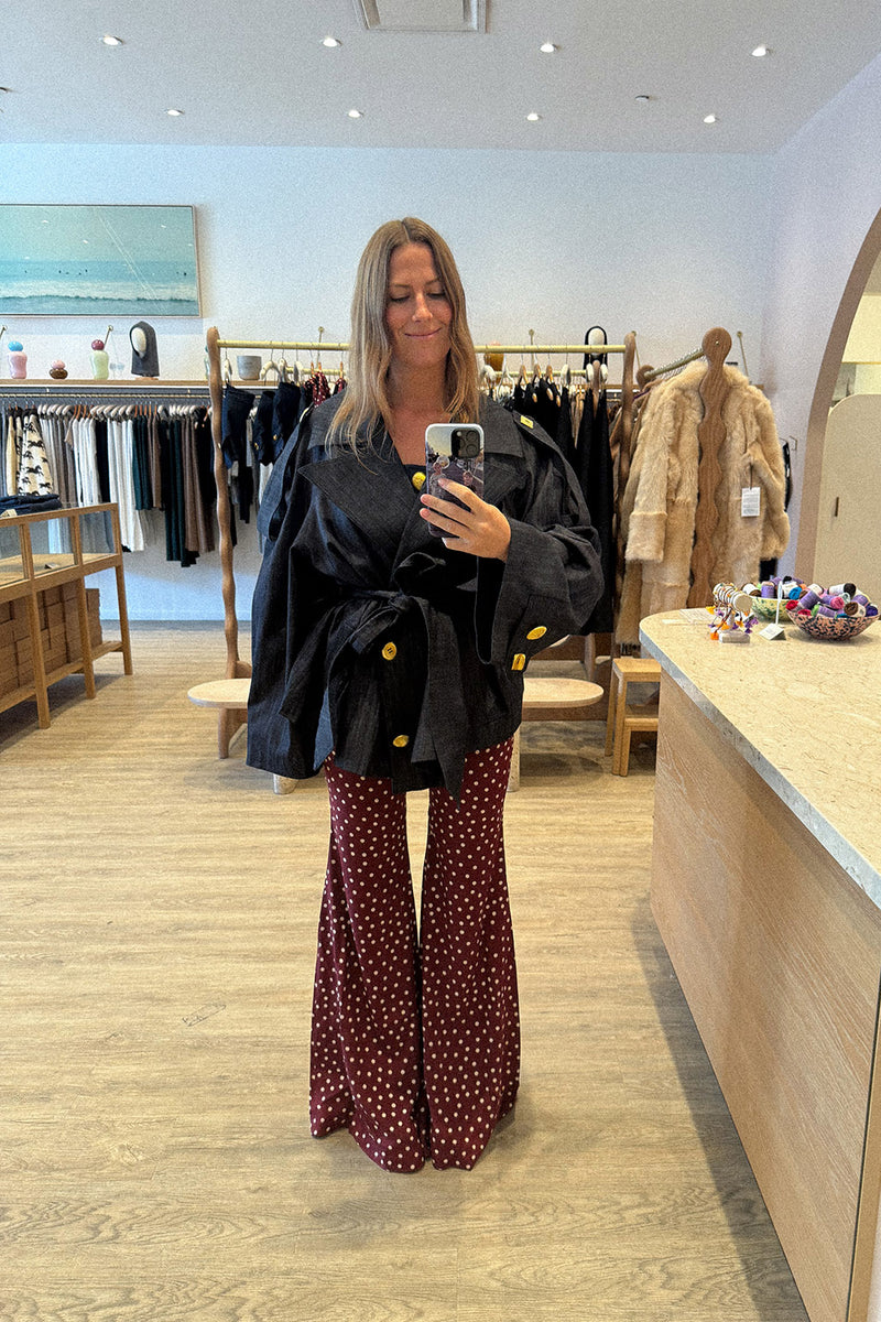 GABI DENIM TRENCH