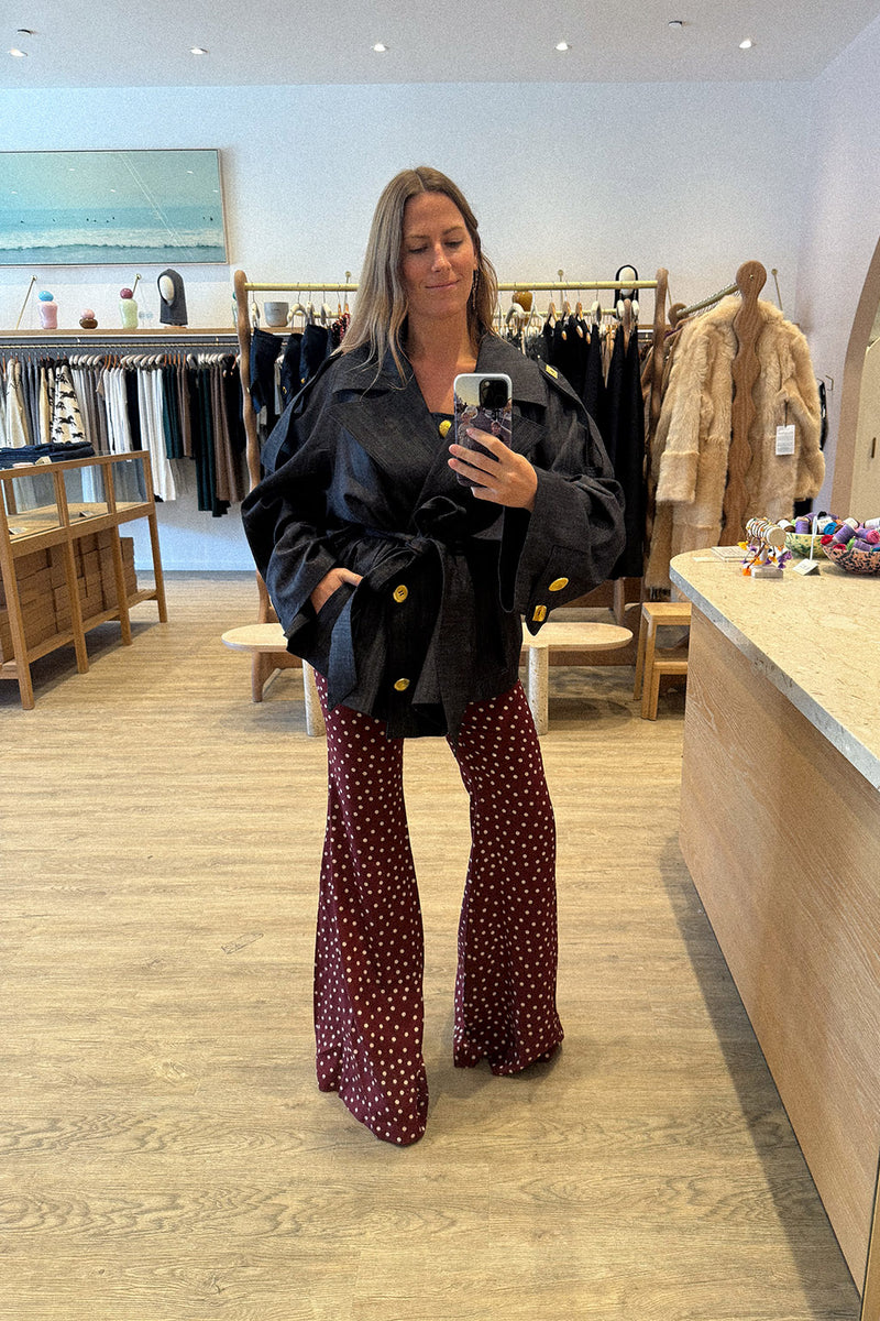 GABI DENIM TRENCH