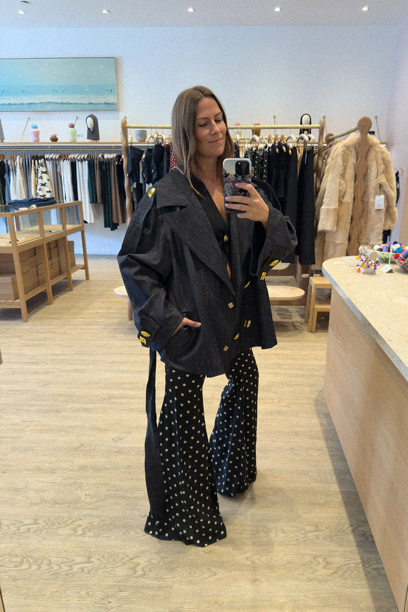 GABI DENIM TRENCH