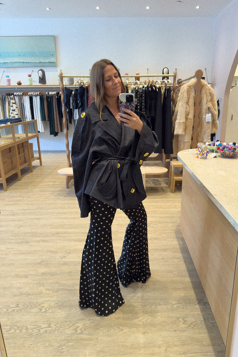 GABI DENIM TRENCH