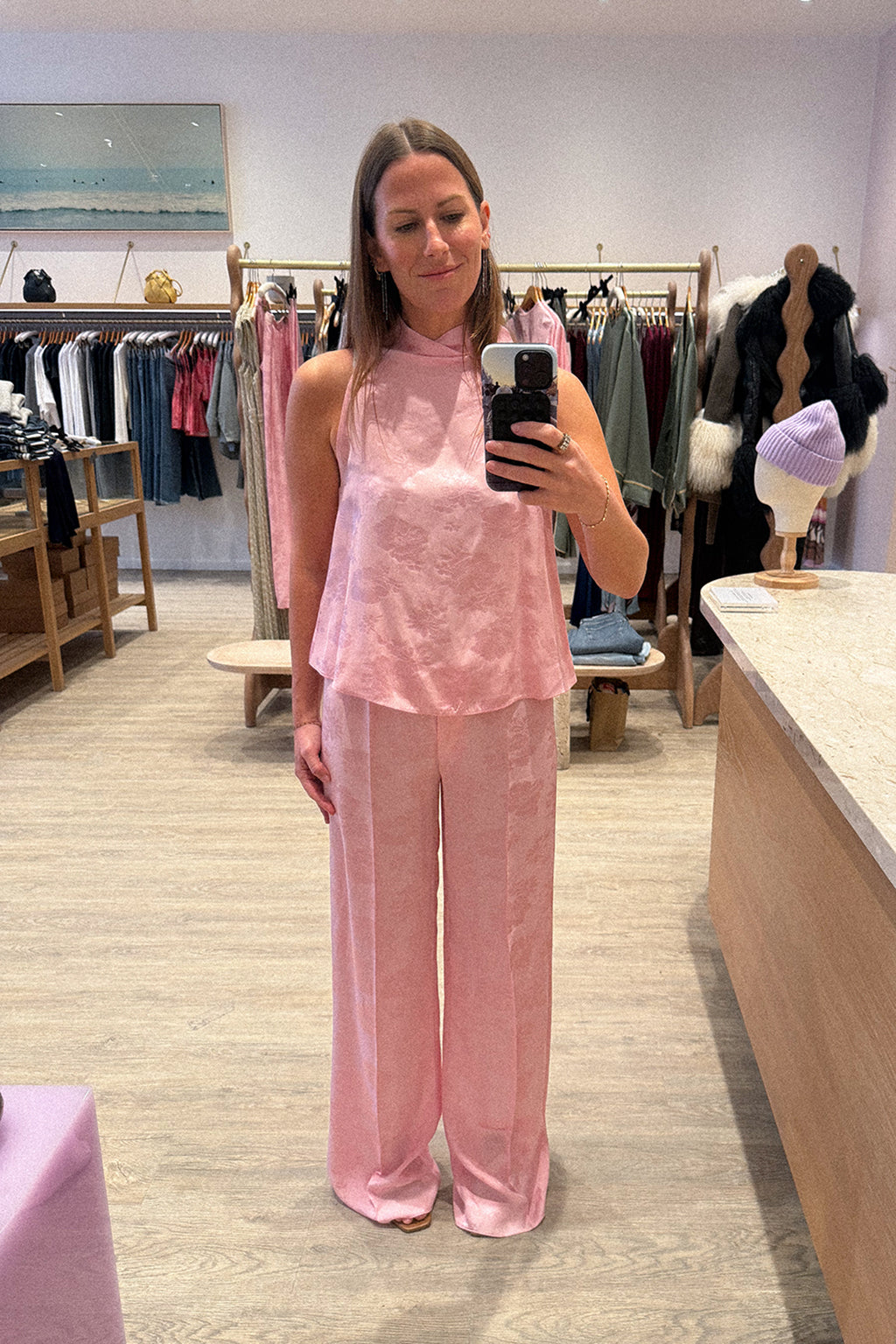 JACQUARD BOUQUET TROUSER