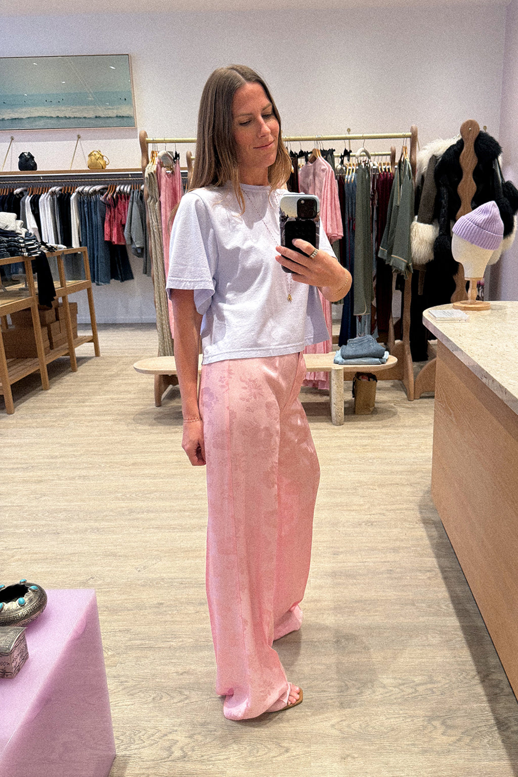 PANTALON BOUQUET JACQUARD
